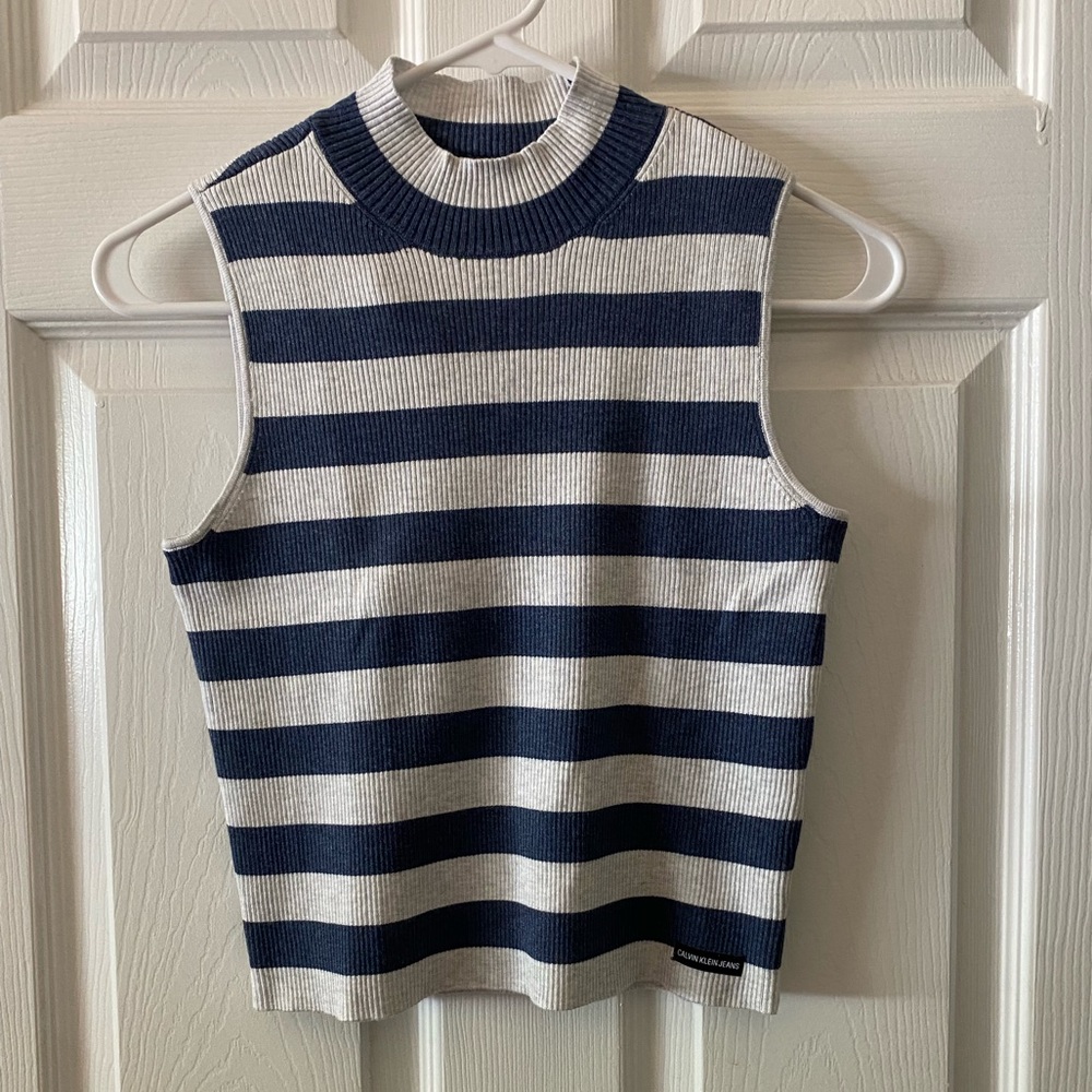 Calvin Klein mock neck